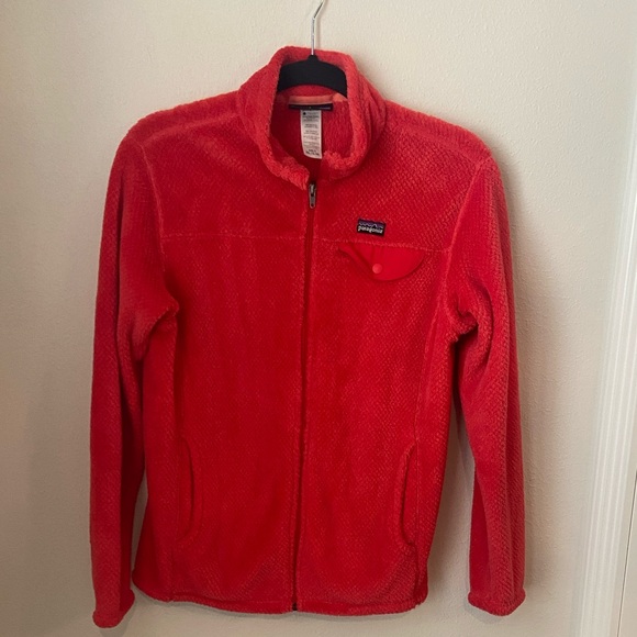 Patagonia Girls’ XXL Thermal Pro Fleece Jacket Red Polartec
